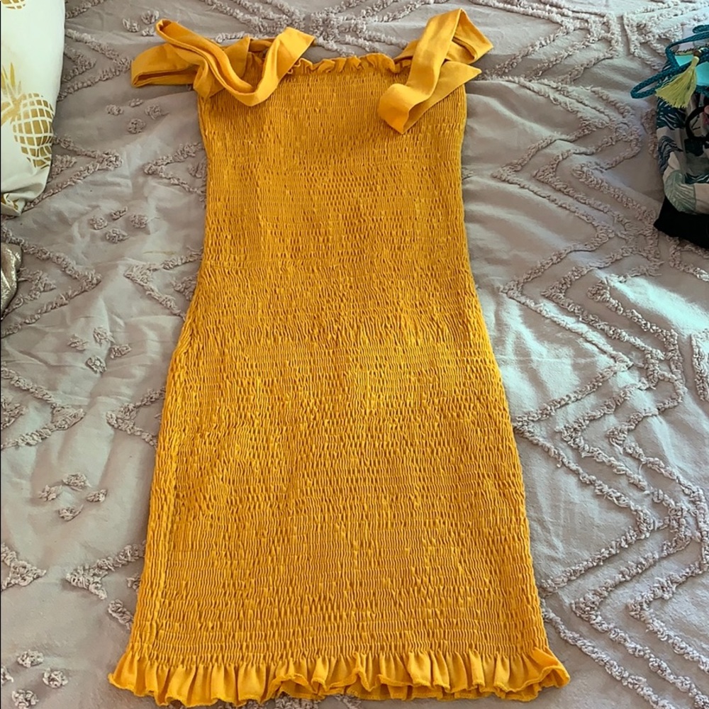 Yellow Hourglass dress